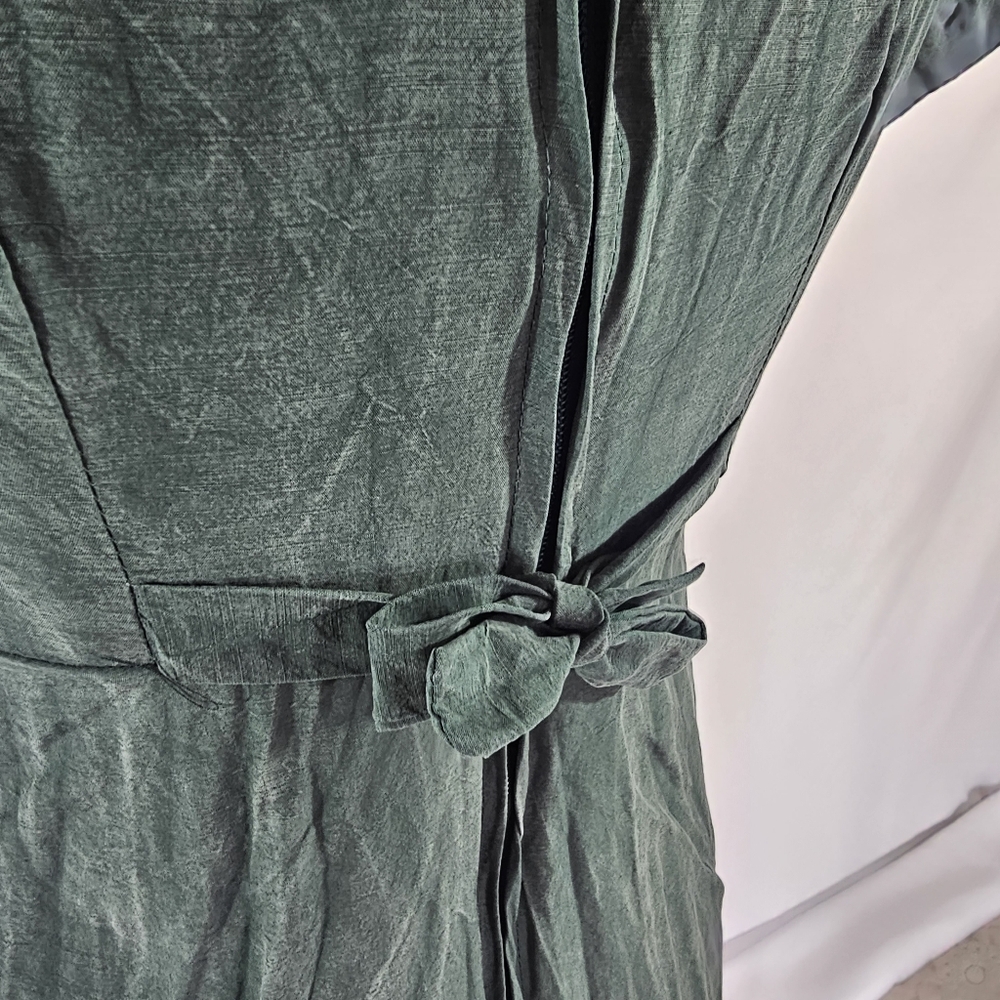 Vintage Rabbit Rabbit Rabbit Designs Button Front Dress - Picture 8 of 13